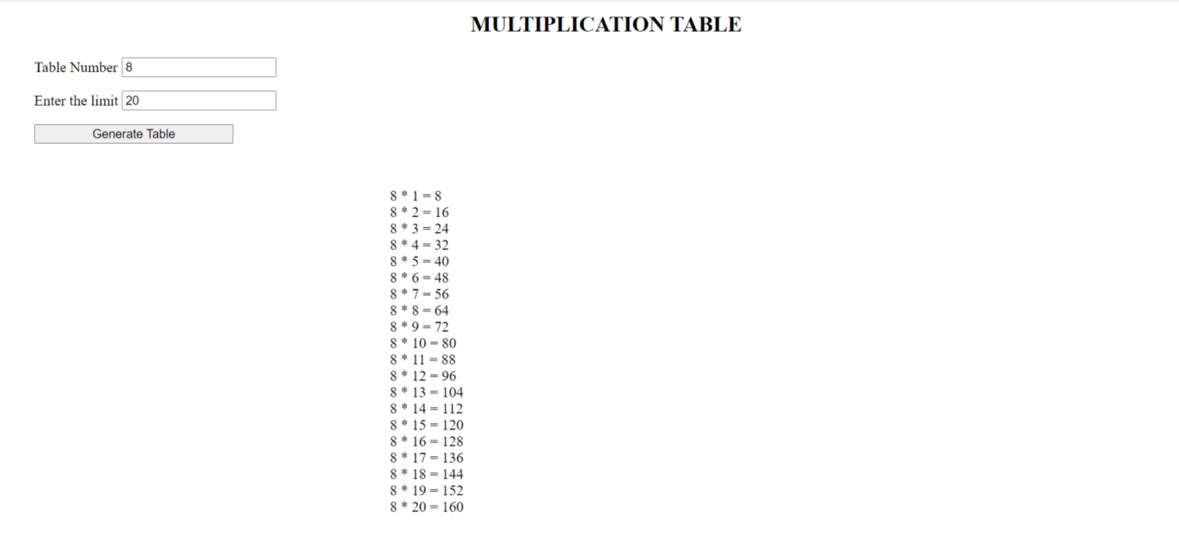 program 5 output