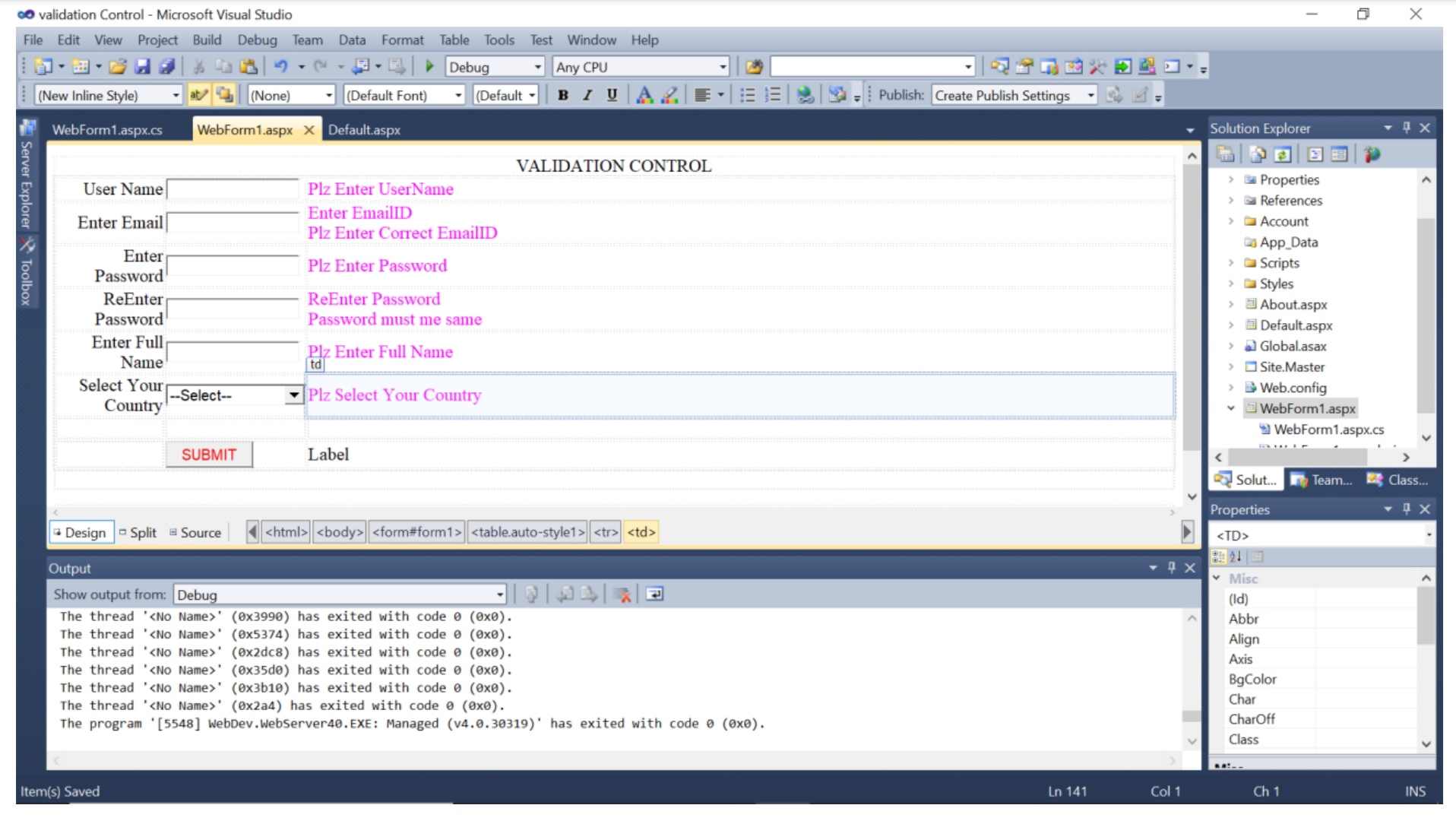 program 6 output