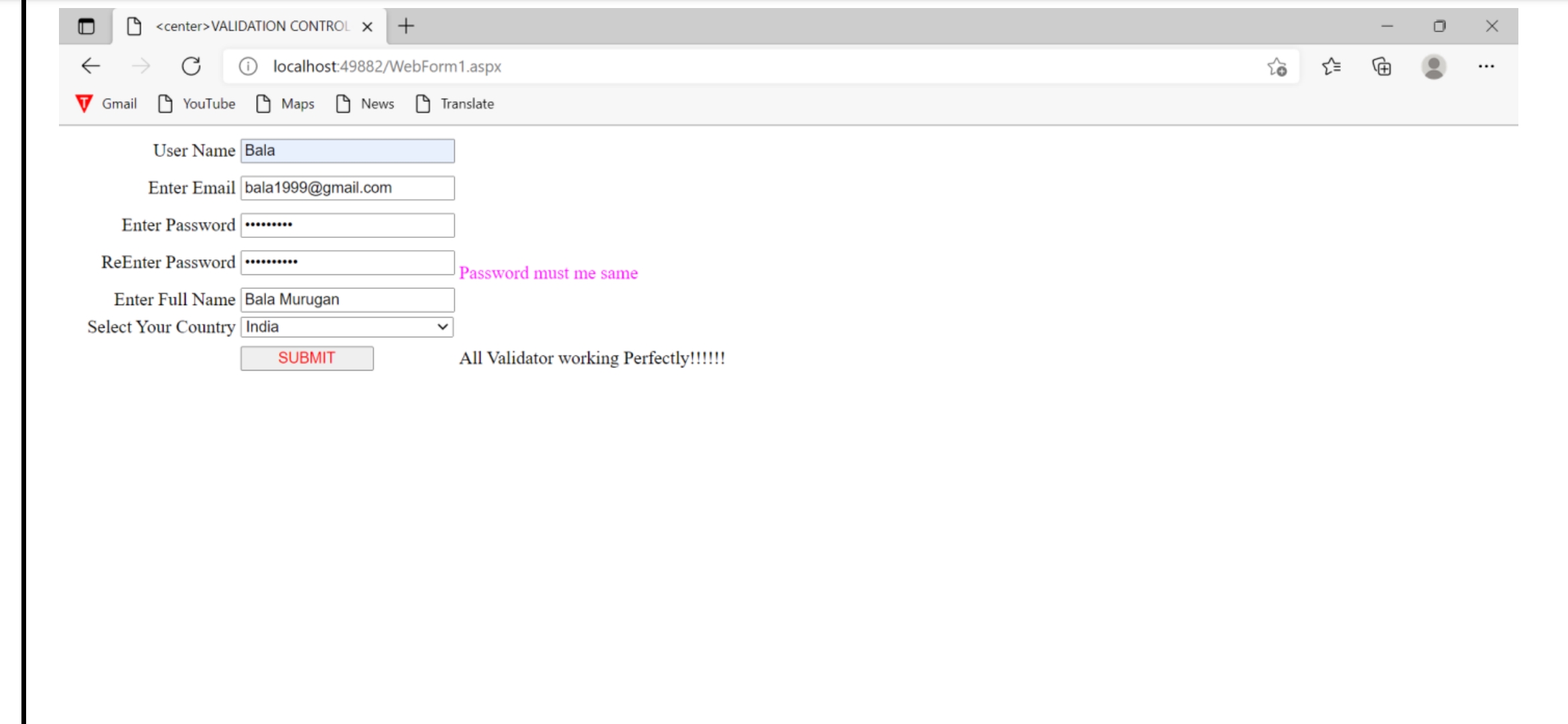 program 6 output
